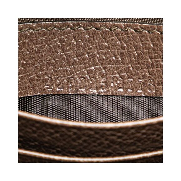 Pre Loved Gucci GG Supreme Chevron Clutch Women Brown Clutch Bags - Picture 6 of 8